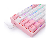 REDRAGON Fizz Pro (biało-różowa) K616RGB-PRO white pink - 1268110 - zdjęcie 6